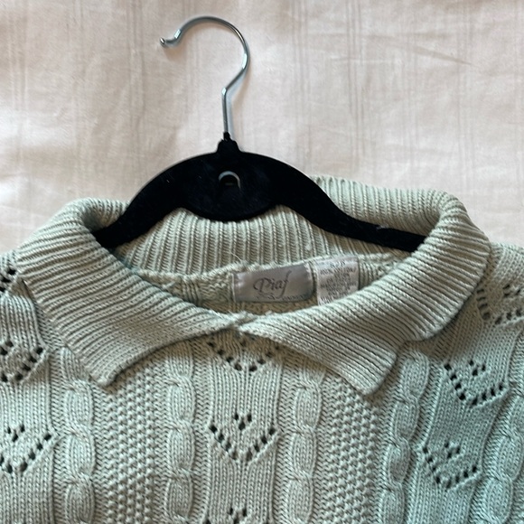 Mint knit sweater - Picture 2 of 2